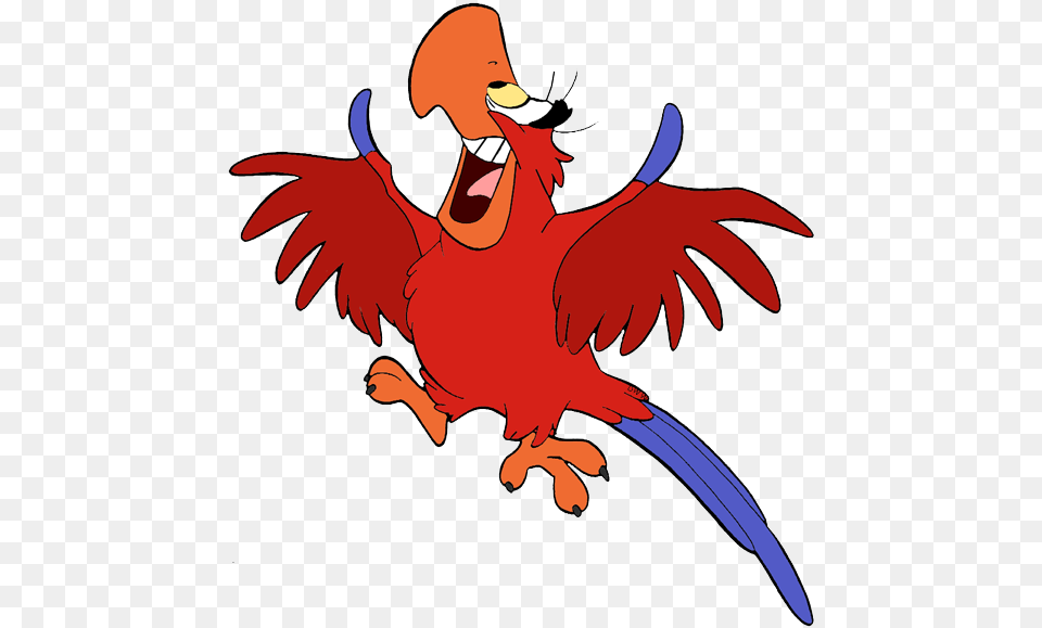 Iago Aladdin Clipart, Animal, Beak, Bird, Cartoon Png Image