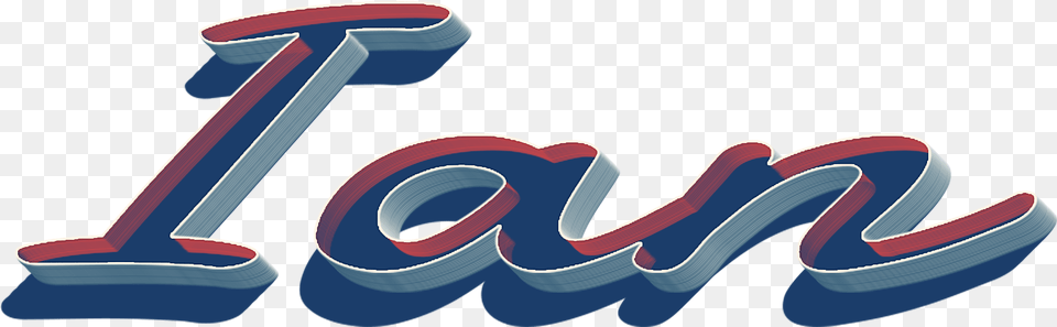 Ian 3d Letter Name Graphic Design, Text Png