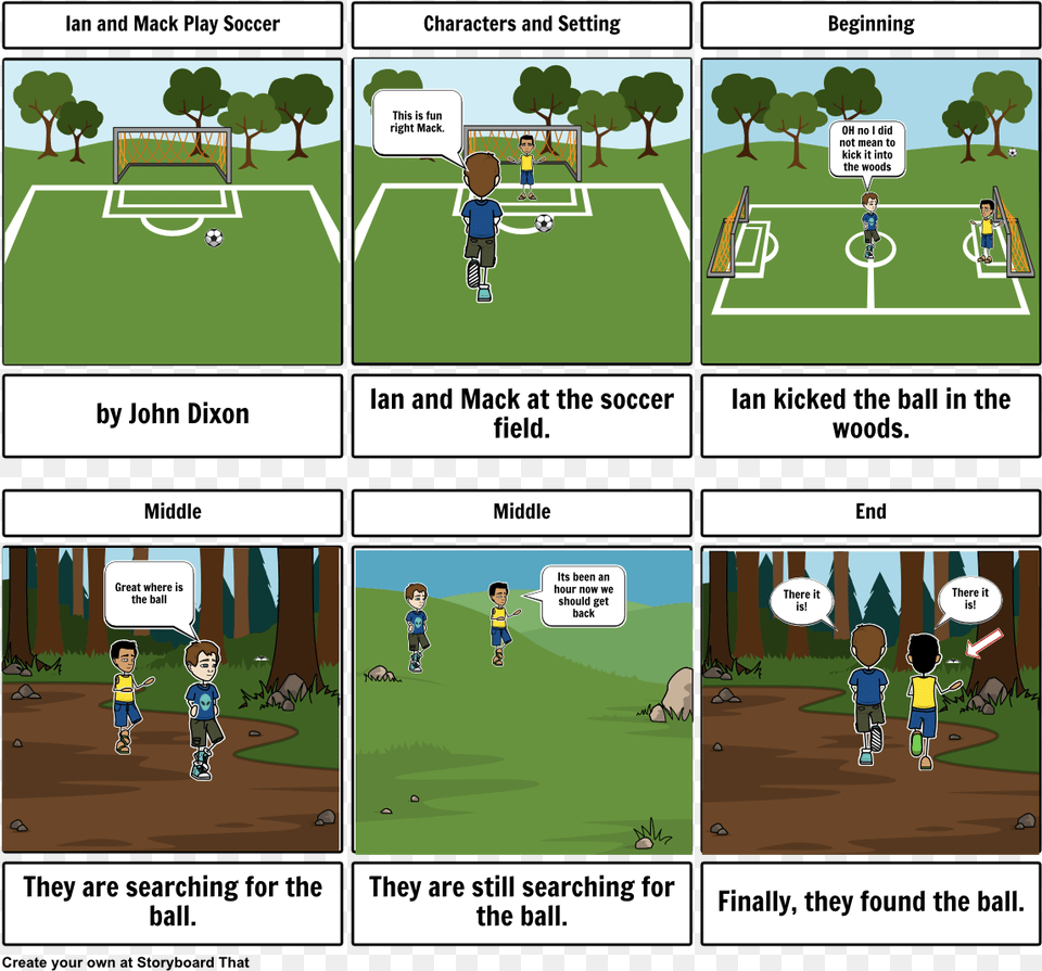 Ian And Mack Play Soccer, Book, Comics, Publication, Plant Free Png