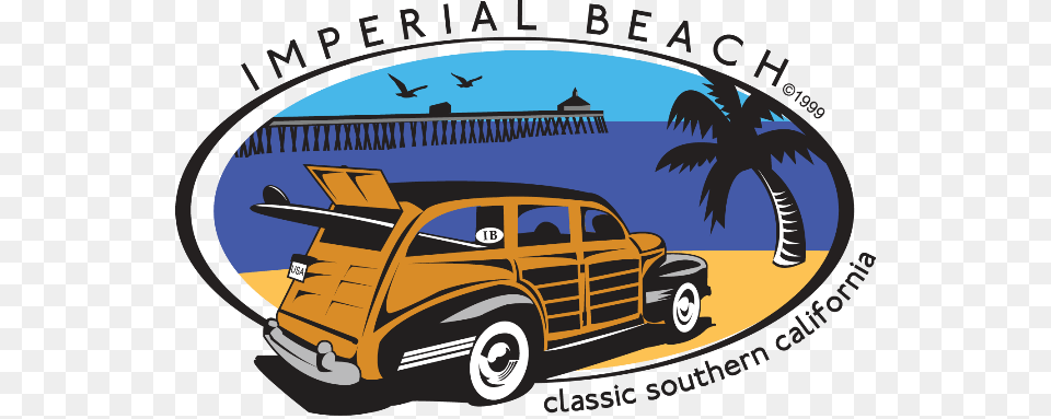 Ib Woody Color Web City Of Imperial Beach Logo, Car, Pickup Truck, Transportation, Truck Free Transparent Png