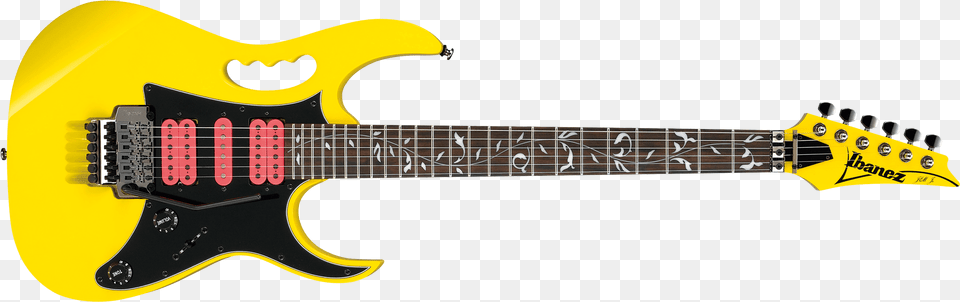 Ibanez Jem Jr Sp Ye, Electric Guitar, Guitar, Musical Instrument, Bass Guitar Png Image