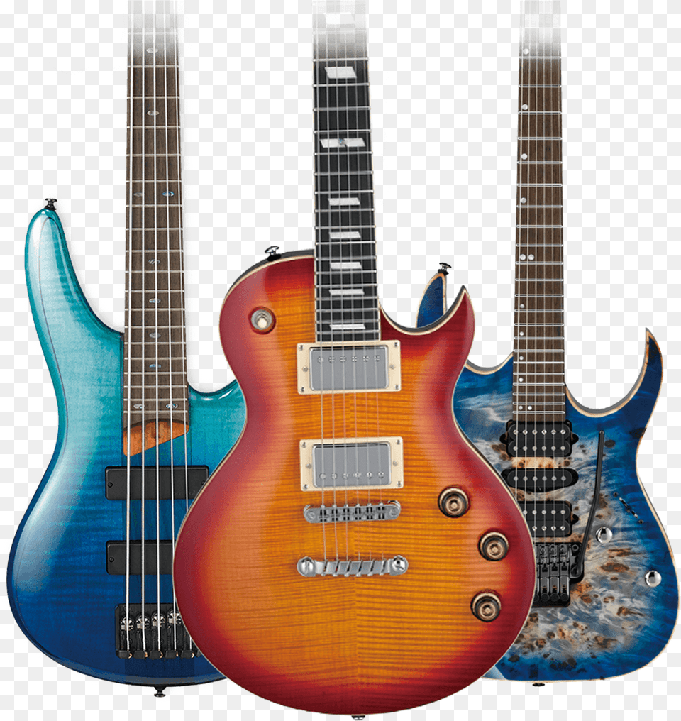 Ibanez Rg1070pbz Premium Cerulean Blue Burst, Guitar, Musical Instrument, Bass Guitar, Electric Guitar Png