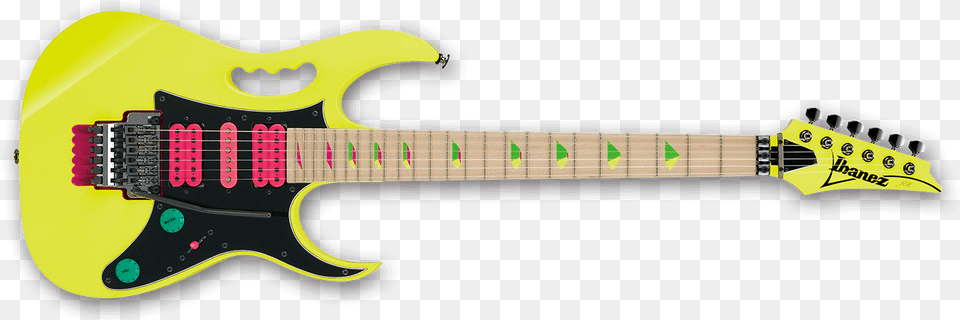 Ibanez Steve Vai Jem Yellow, Electric Guitar, Guitar, Musical Instrument, Bass Guitar Png Image