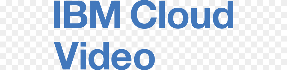 Ibm Cloud Video Vmix Ibm Cloud Video Logo, Text Free Transparent Png