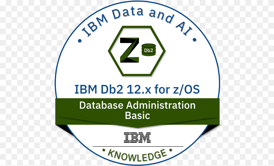 Ibm Db2 For Zos, Recycling Symbol, Symbol, Disk, Logo Free Png