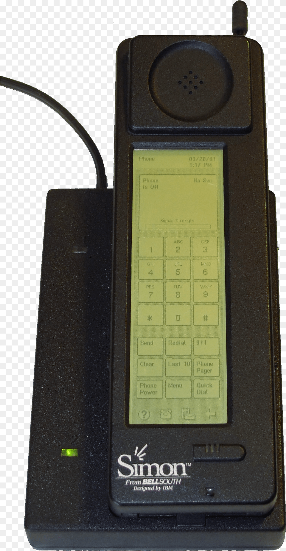 Ibm Simon Wikipedia First Touch Screen Phone Free Transparent Png