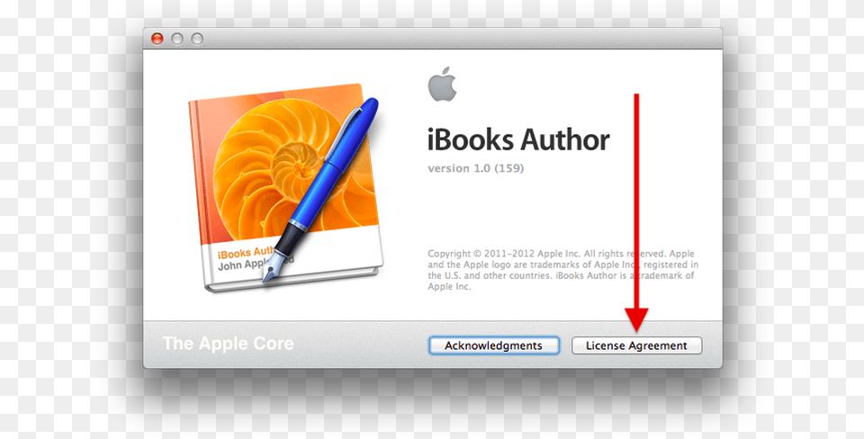 Ibooks Author License Agreement Ibooks Author, Pen, Text, File, Paper Png