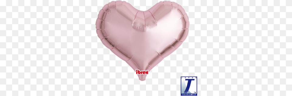 Ibrex Heart Pastel Pink Ibrex Balloons Metallic Gold, Balloon, Clothing, Hardhat, Helmet Free Transparent Png