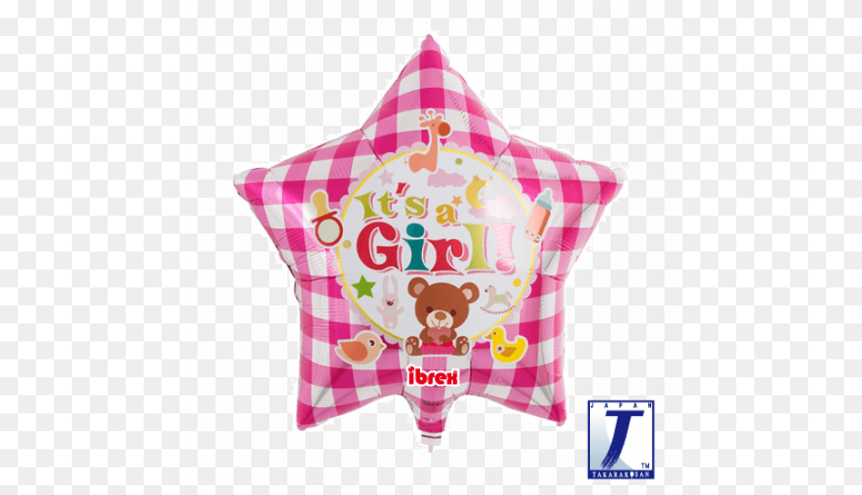 Ibrex Star 15 Itu0027s A Girl Gingham Red Unpackaged Patchwork, Baby, Person Free Png