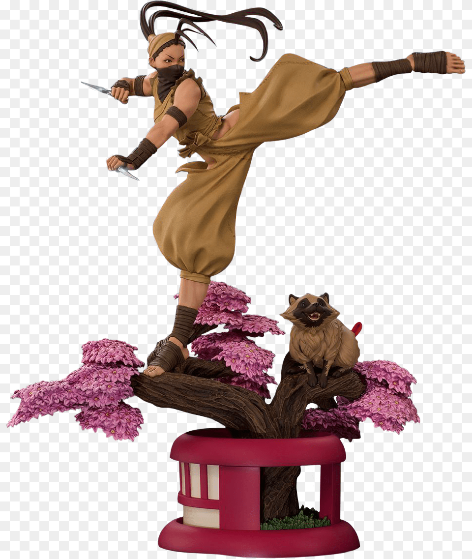 Ibuki 14 Scale Ultra Statue Ibuki Street Fighter, Adult, Person, Woman, Female Free Png