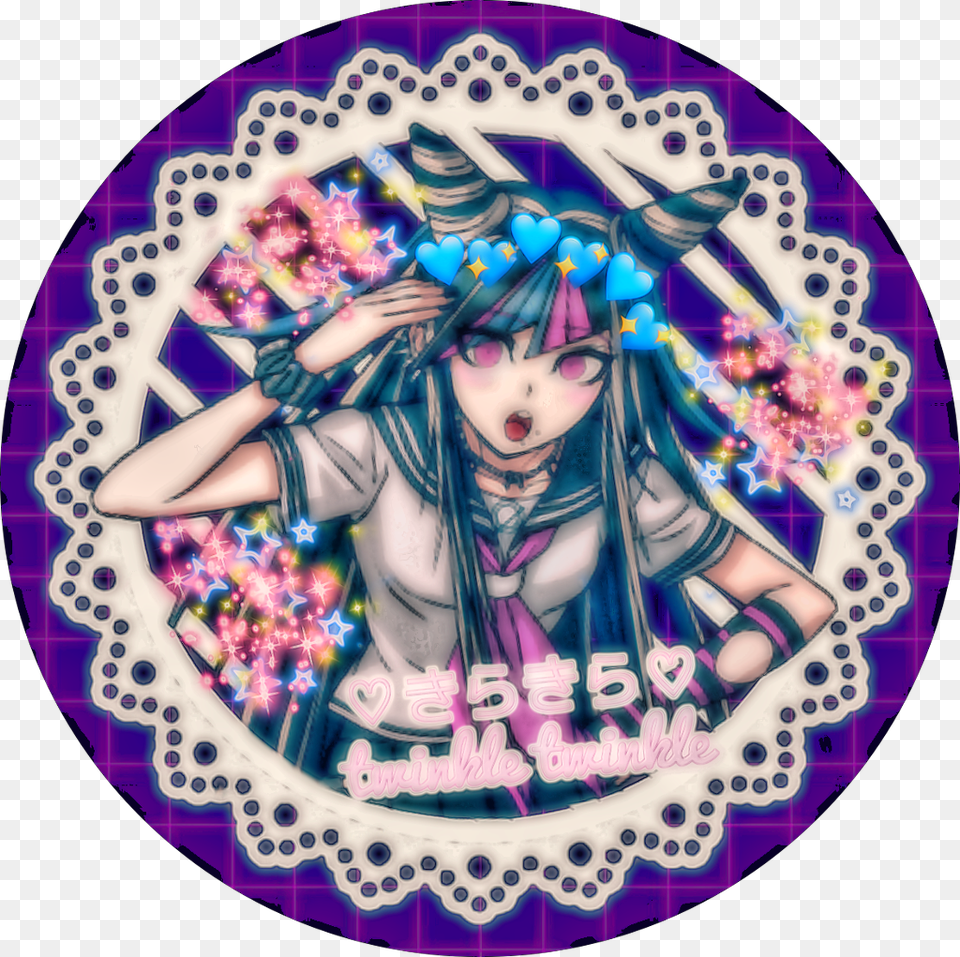 Ibuki Mioda Pfp Circle, Book, Comics, Publication, Person Free Png