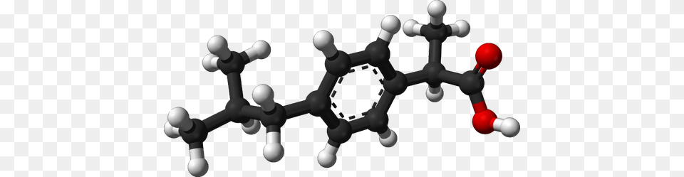 Ibuprofen Molecule 3d Ibuprofen Molecule, Sphere, Smoke Pipe, Network Png Image