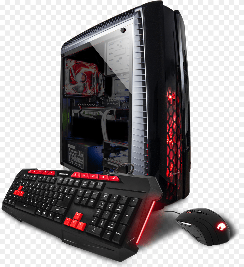 Ibuypower Wa563gt2 Gaming Desktop Pc, Computer, Computer Hardware, Computer Keyboard, Electronics Png