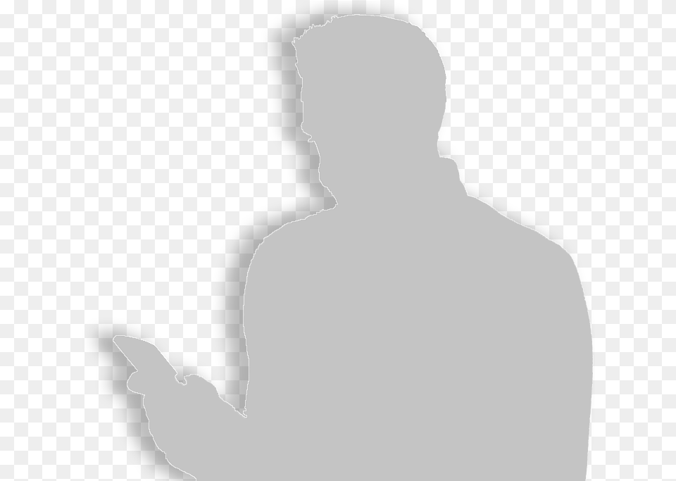 Ic Call Silhouette, Adult, Male, Man, Person Png Image