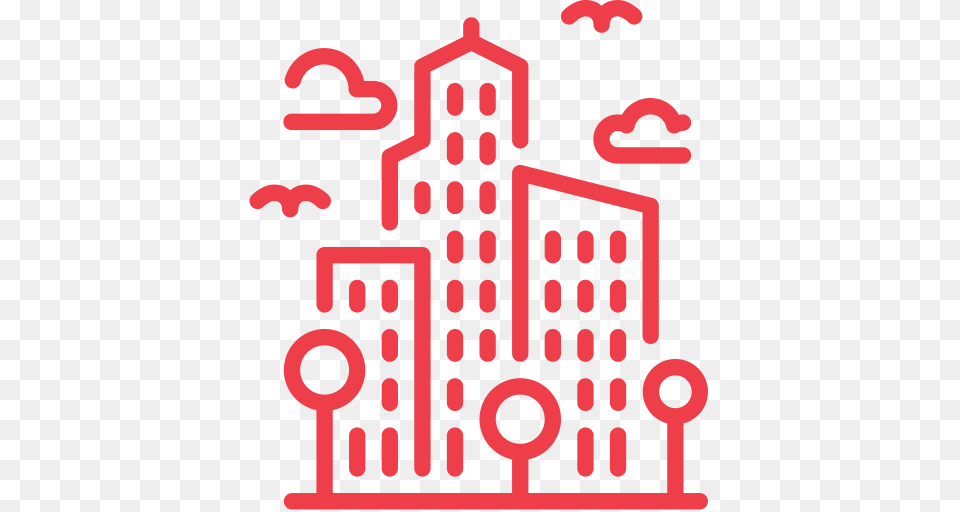 Ic Cityscape Icon With And Vector Format For Unlimited, Qr Code Free Png