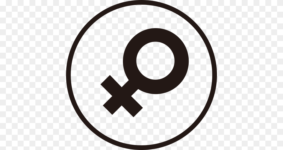 Ic Me Gender Female Female Gender Female Sign Icon With, Disk, Key, Symbol Free Png