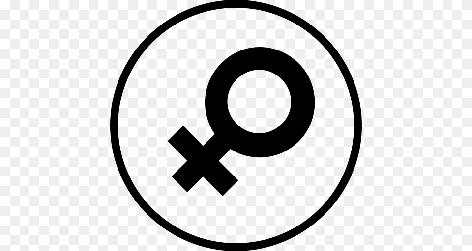 Ic Me Gender Female Female Gender Gender Symbol Icon With, Gray Free Png