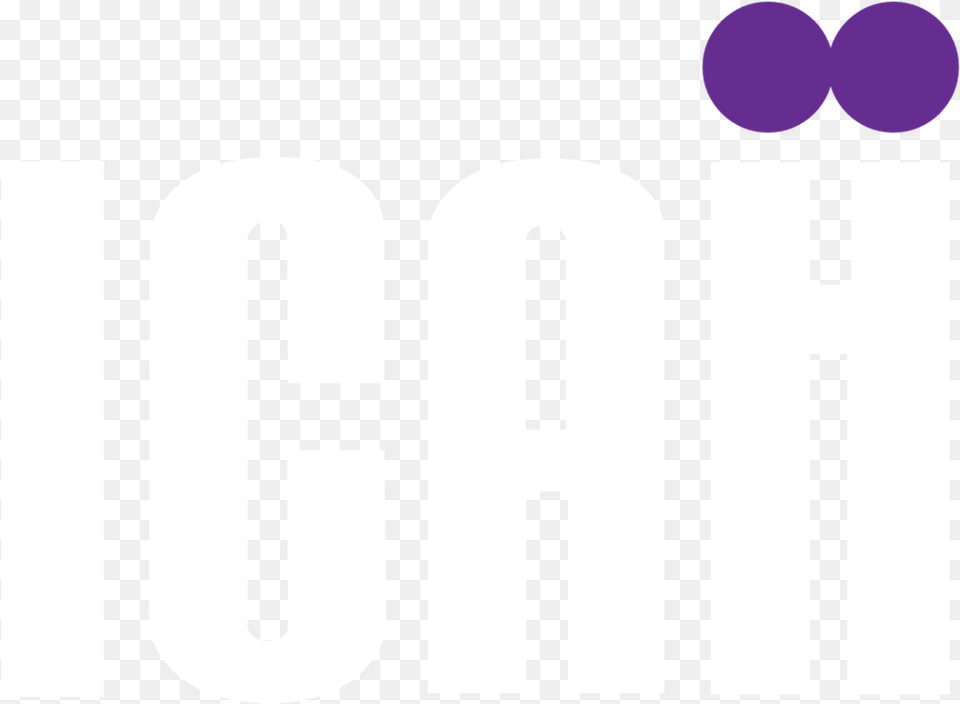 Icah Logo White Circle, Purple, Text Free Transparent Png