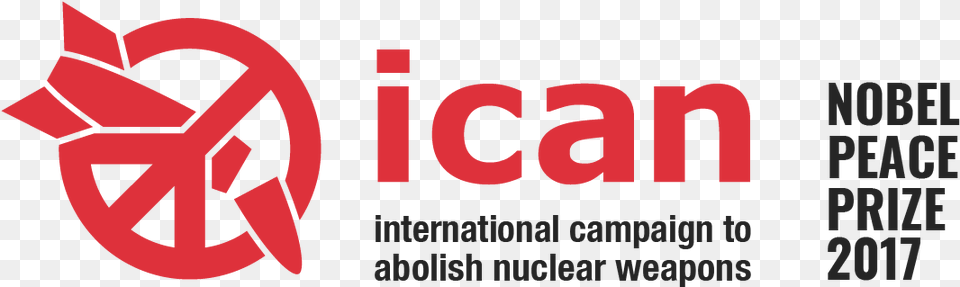 Ican Logo International Campaign To Abolish Nuclear Weapons, Symbol, Recycling Symbol Free Transparent Png