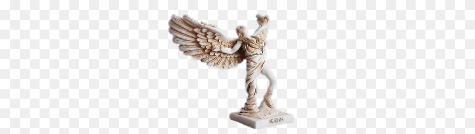 Icarus Figurine With Open Wings, Angel Free Png