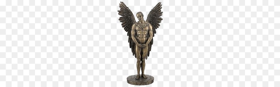 Icarus Statuette, Bronze, Adult, Male, Man Png