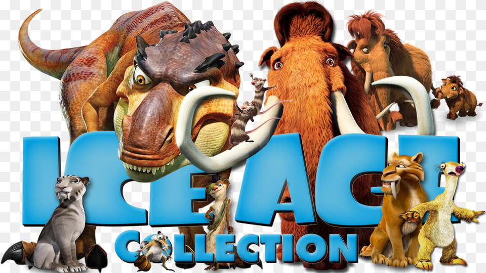 Ice Age, Animal, Dinosaur, Reptile, Person Free Png