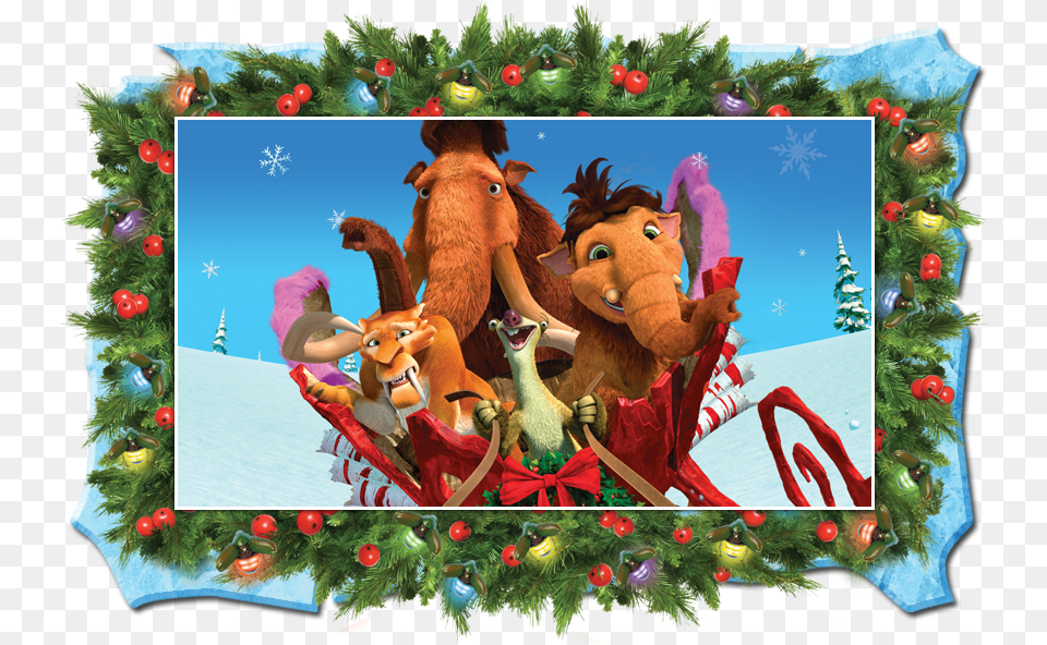 Ice Age A Mammoth Christmas Sid Diego, Plant, Tree, Toy Free Transparent Png
