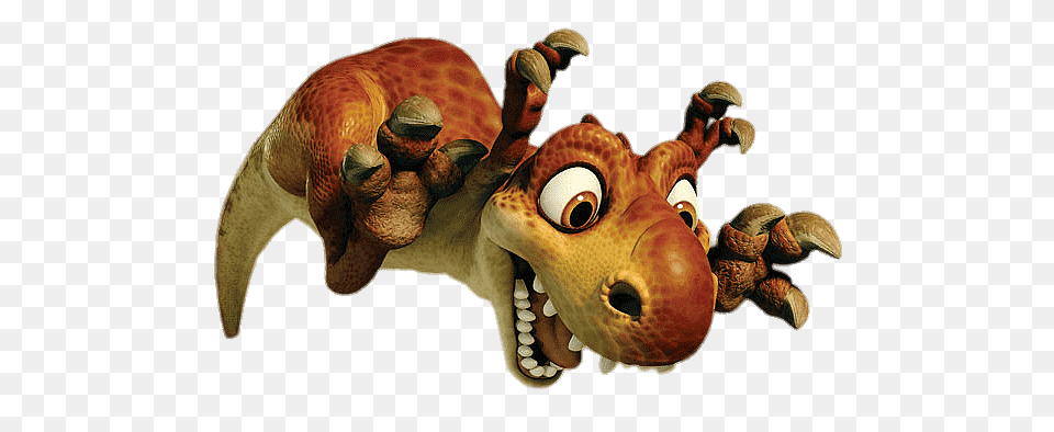 Ice Age Character Baby Dino Attacking, Animal, Elephant, Mammal, Wildlife Free Png Download