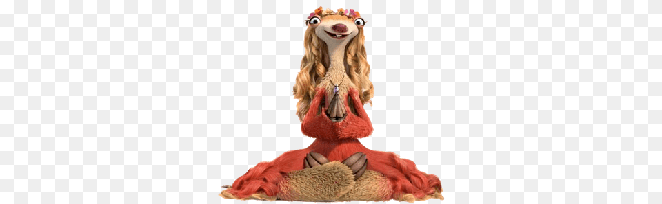 Ice Age Character Brooke Meditating, Figurine Free Png Download