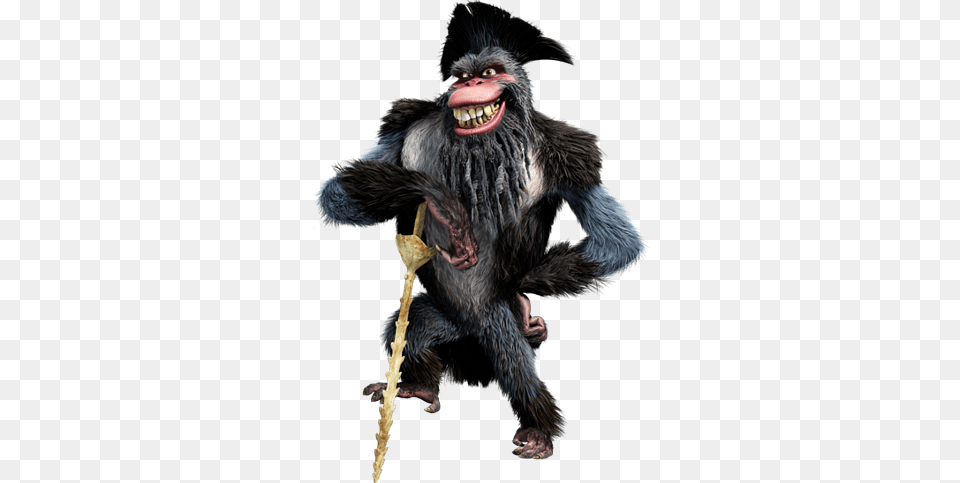 Ice Age Character Captain Gutt Posing, Animal, Mammal, Monkey, Wildlife Free Transparent Png