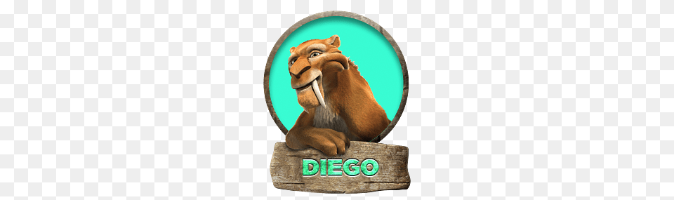 Ice Age Character Diego Thumbnail, Animal, Zoo, Lion, Mammal Free Transparent Png