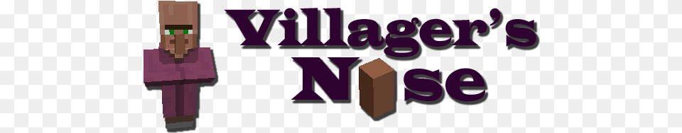 Ice And Fire Minecraft Villager Nose, Person, Purple, Cosmetics, Lipstick Free Transparent Png