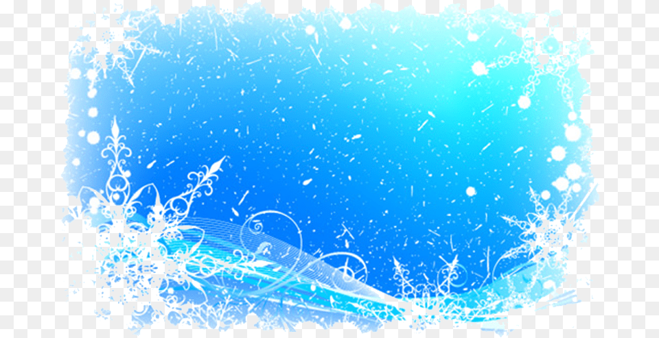 Ice And Snow Border Transparent Background Snowflake Border, Art, Graphics, Nature, Outdoors Free Png