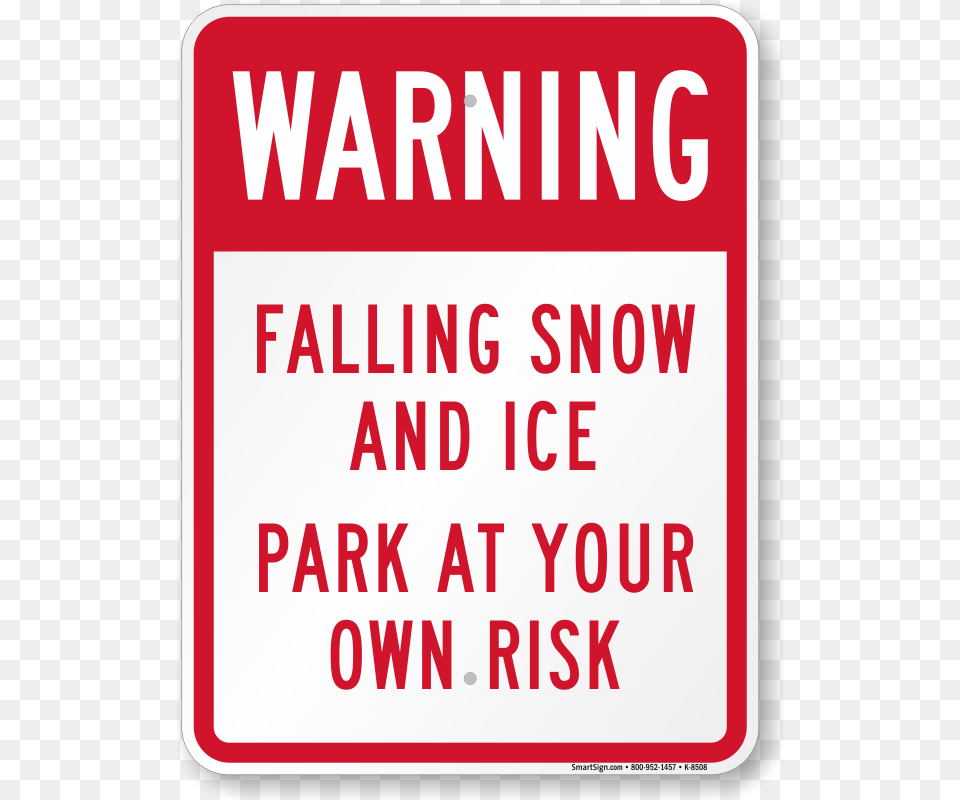 Ice And Snow Warning Sign Beware Dog Bites Sign, Symbol, Road Sign Png Image
