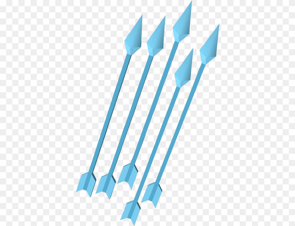 Ice Arrows The Runescape Wiki Blue Bow Arrow, Weapon Free Transparent Png