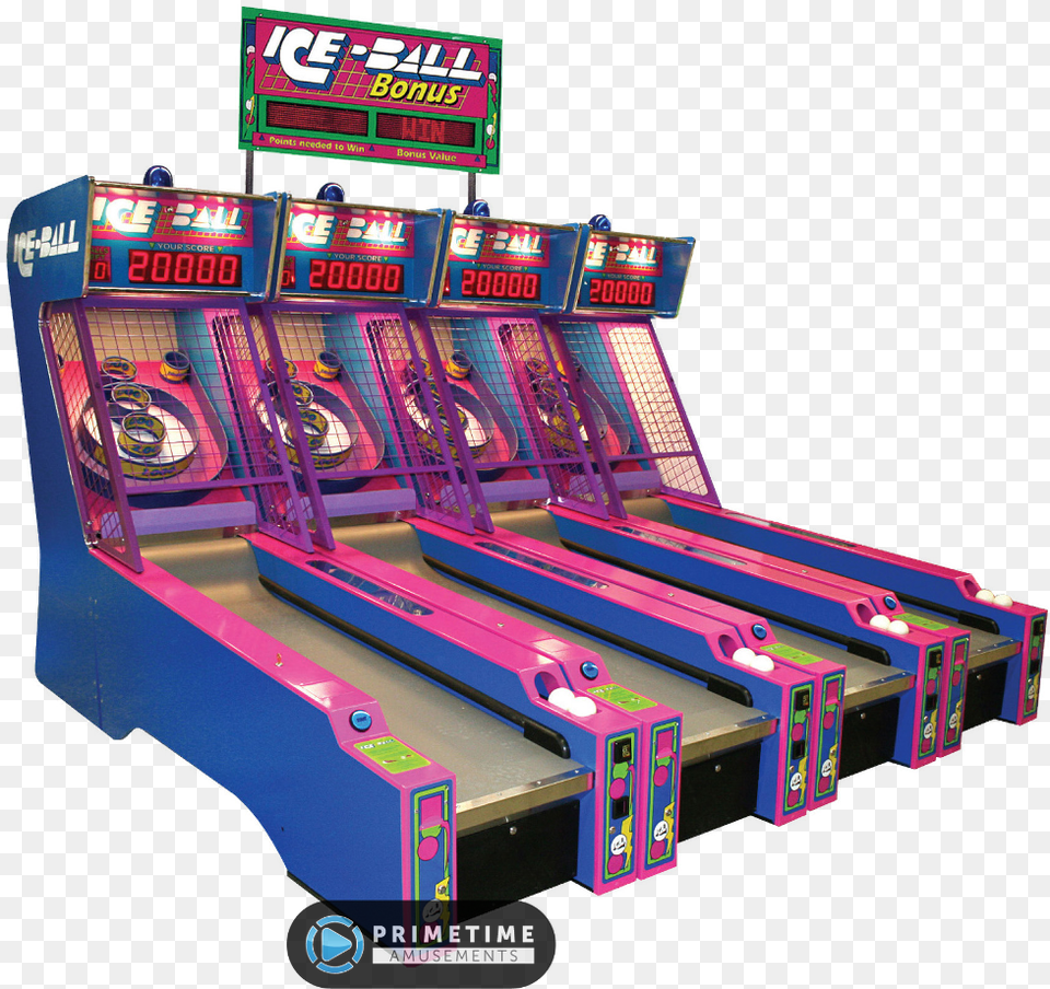 Ice Ball Iceball Alley Roller Redemption Game By Ice Ball Fx Arcade, Arcade Game Machine Png