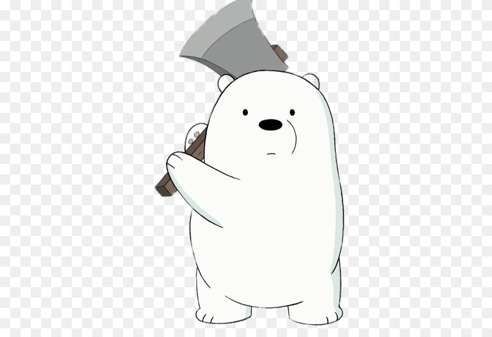 Ice Bear Holding An Axe, People, Person, Nature, Outdoors Png Image