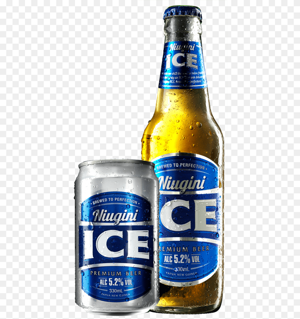 Ice Beer, Alcohol, Beverage, Bottle, Lager Png Image