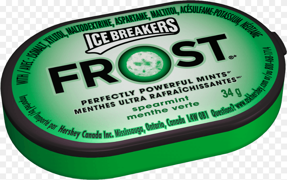 Ice Breakers Frost Spearmint, Gum Png