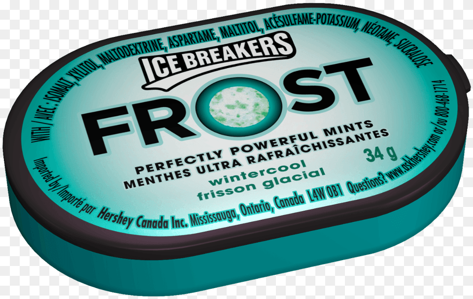 Ice Breakers Frost Wintercool, Tin Png