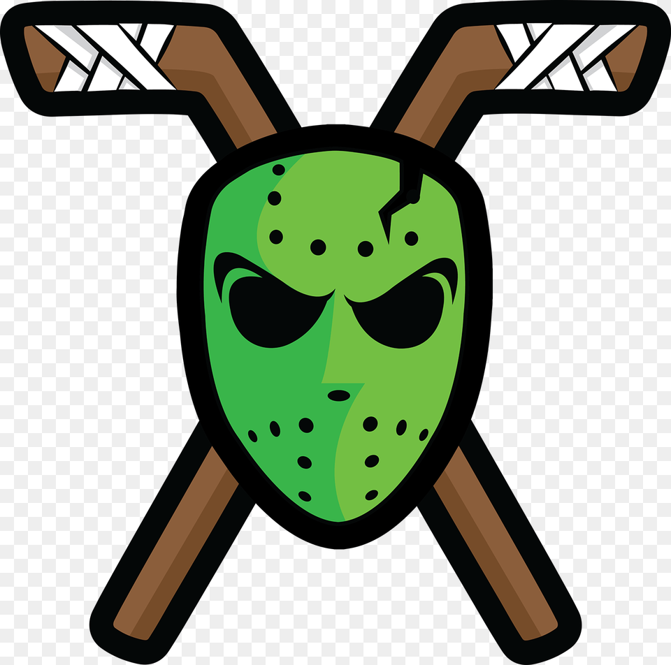 Ice Breakers Team Concept On Behance Zombie Hockey Team Logo Green, Face, Head, Person Png Image