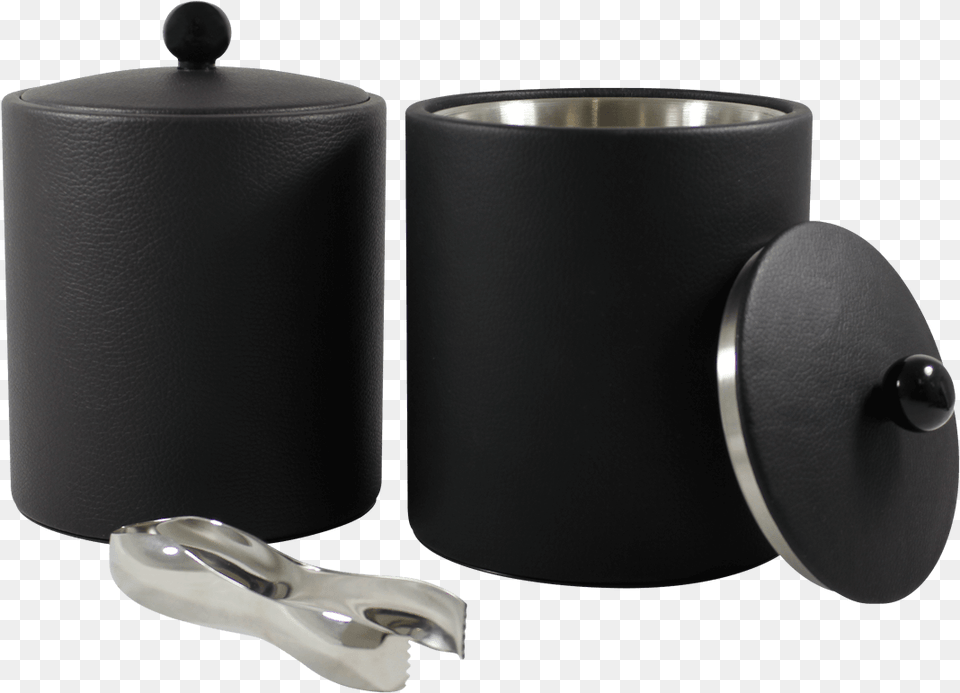 Ice Bucket Black Leather, Electronics, Speaker, Cutlery, Spoon Free Transparent Png