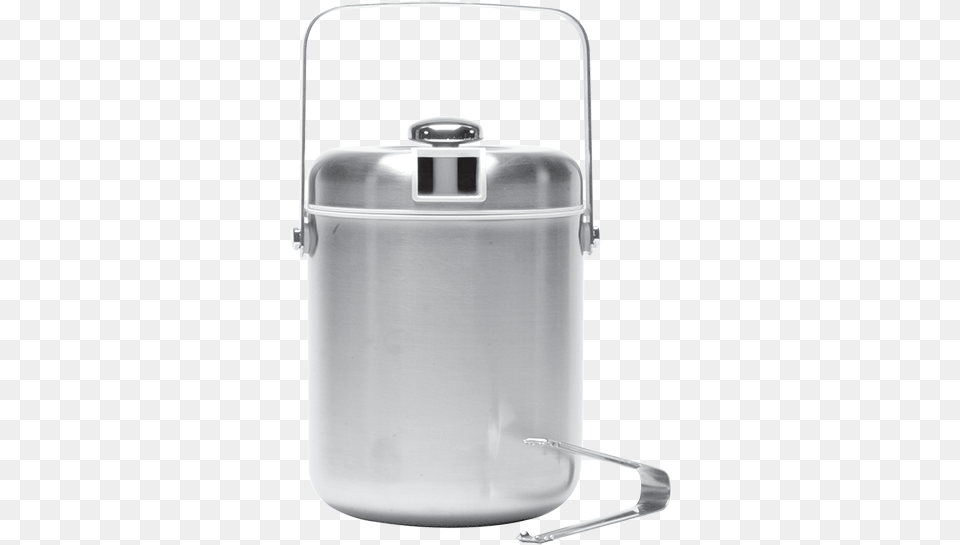 Ice Bucket With Tongs Service Ideas Ibt15bs Wine Supplies, Cookware, Pot, Bottle, Shaker Png Image