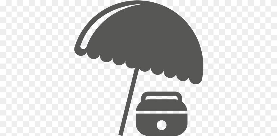Ice Case Umbrella Icon Transparent U0026 Svg Vector File Sombrilla Silueta, Lamp, Canopy Free Png Download