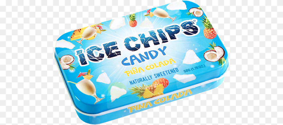 Ice Chips Pina Colada Xylitol Candy Ice Chips, Food, Fruit, Pineapple, Plant Png Image