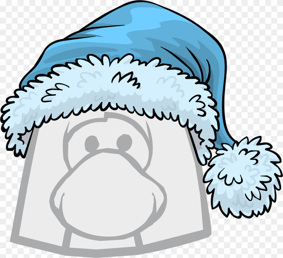 Ice Christmas Hat Club Penguin Rewritten Wiki Fandom Cartoon Christmas Tree Topper, Cap, Clothing, Animal, Bird Png Image