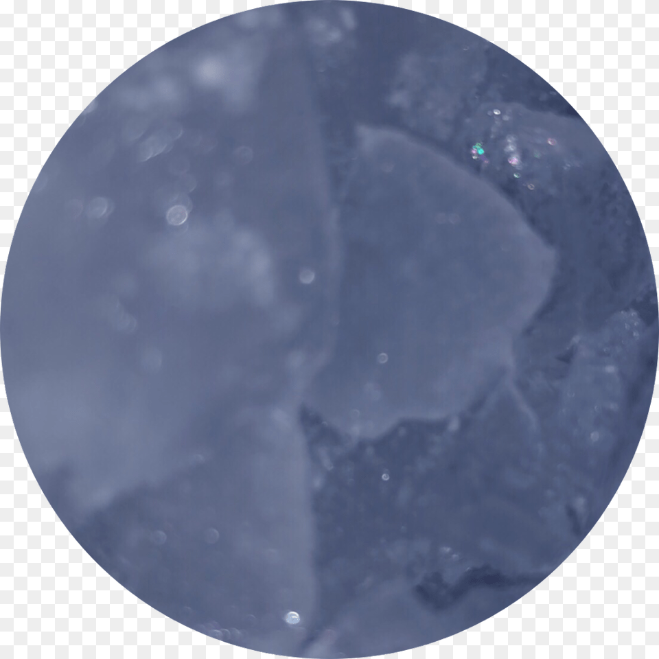 Ice Circle Background Blue Frame Kpop Aesthetic Circle, Crystal, Mineral, Sphere, Quartz Free Transparent Png
