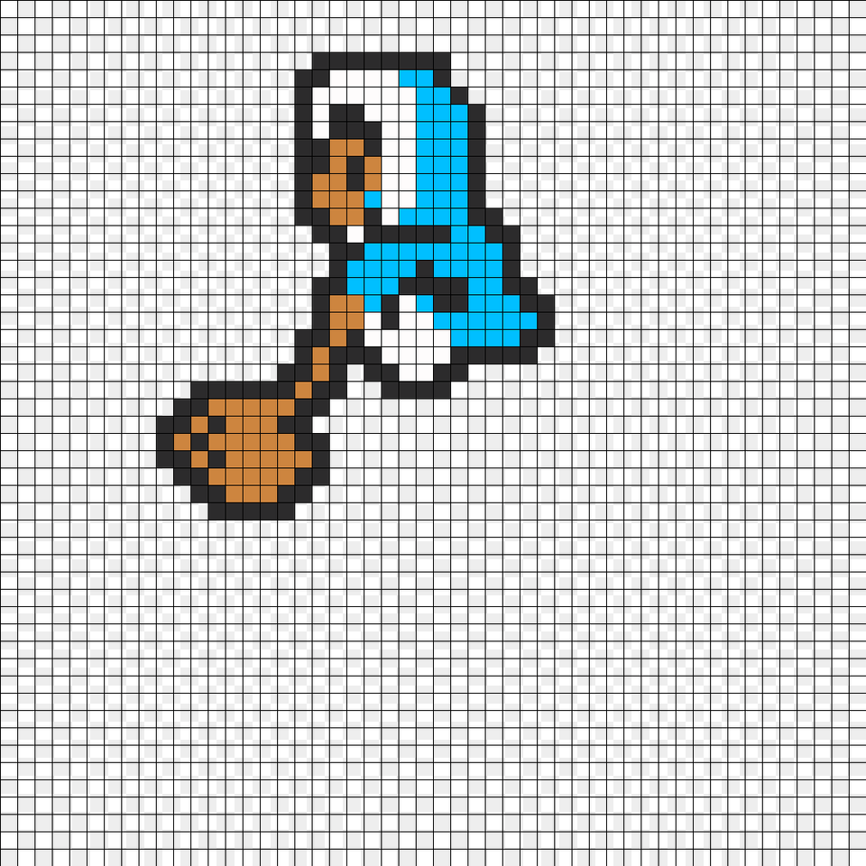 Ice Climber 1 Perler Bead Pattern Bead Sprite Ice Climbers Pixel Art, Animal, Bird, Jay Png