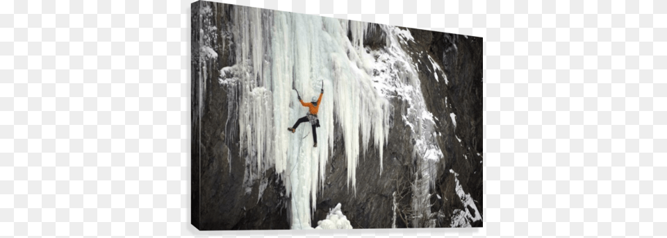Ice Climber Ascends A Large Icefall In Southcentral Posterazzi Ice Climber Ascends A Large Icefall In Southcentral, Outdoors, Climbing, Leisure Activities, Person Free Transparent Png