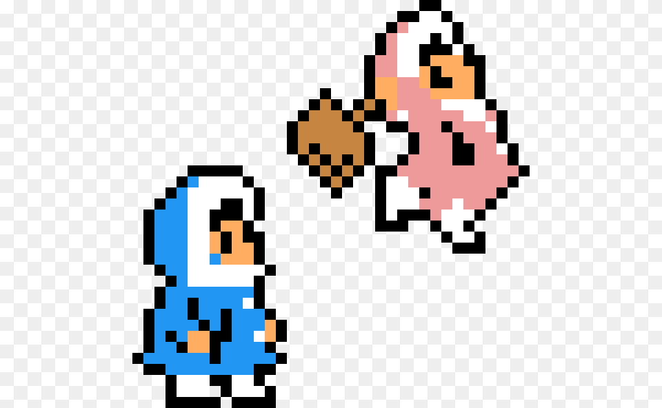 Ice Climbers 8 Bit, Game, Qr Code, Super Mario Free Png Download